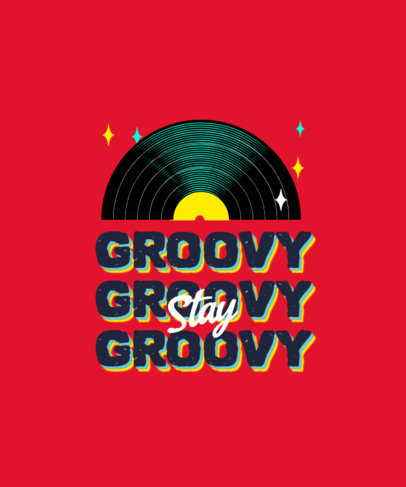 Colorful T-Shirt Design Maker Featuring Retro Graphics