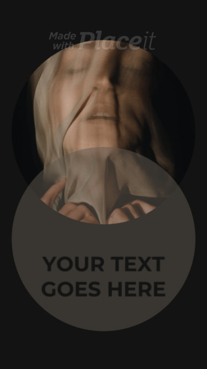 Minimalist Instagram Story Video Template Featuring Two Animated Circles 2438-el1