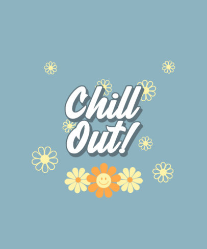 Quote T-Shirt Design Maker Featuring a 60's-Inspired Aesthetic