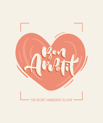 Adorable T-Shirt Design Maker with a Foodie Quote