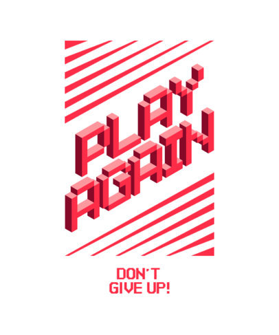 T-Shirt Design Maker Featuring a Retro Gaming Aesthetic