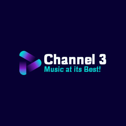 Abstract Logo Creator for a Music Channel