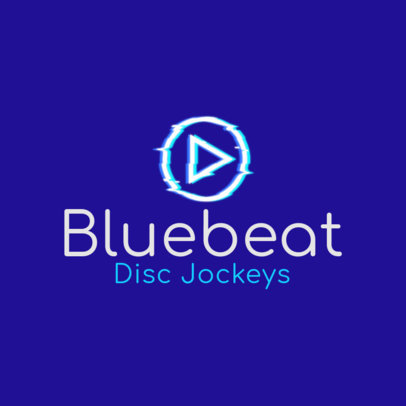 Abstract Logo Template for EDM Artists Management Companies 3833h