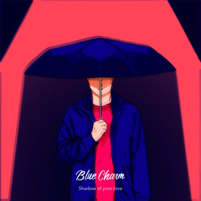 Mixtape Cover Maker for Lo-Fi Music Artist Featuring Anime Characters 3139h