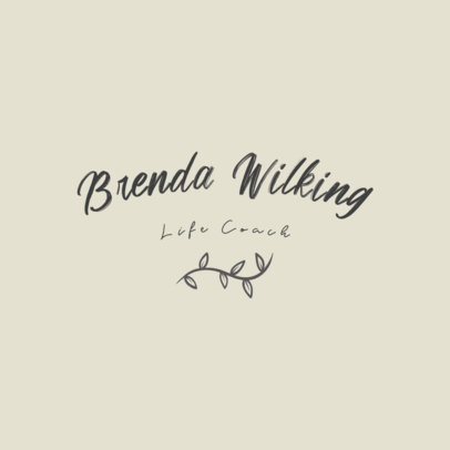 Online Logo Maker for a Life Coach Service