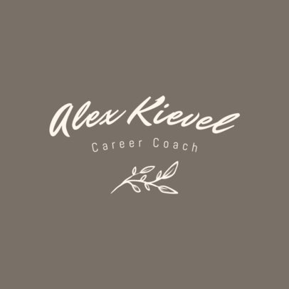 Logo Maker for Career Coaches Featuring a Handwritten Font