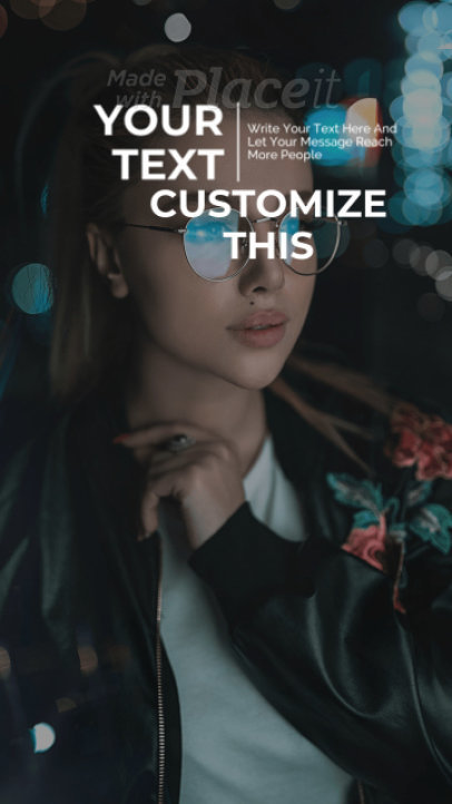 Instagram Story Video Maker Featuring Simple Animations and Text