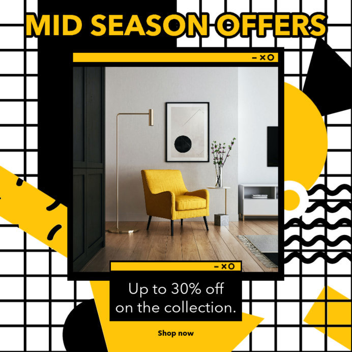 Placeit - Trendy Instagram Post Template for Online Offers Featuring ...