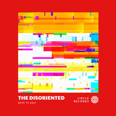 Album Cover Creator with a Distorted Style for Industrial Music