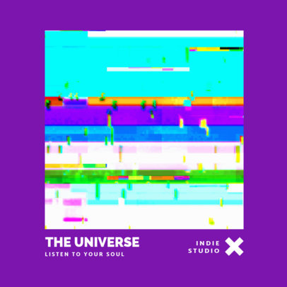 Album Art Creator Featuring an Analog Aesthetic for an Indie Band 3197d-el1