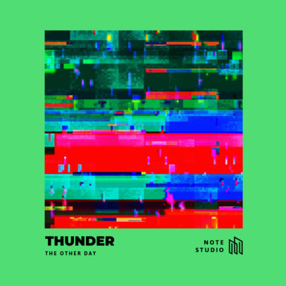 Cover Maker with an Analog Aesthetic for a New Rock Album 3197e-el1