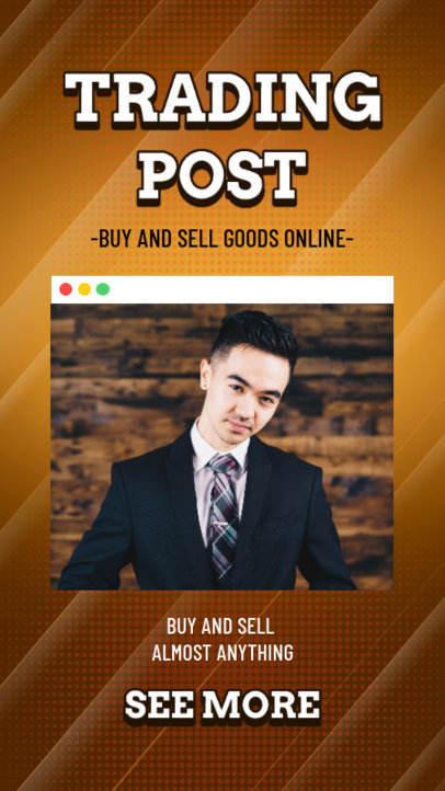 Instagram Story Maker for an Expert Trading Course