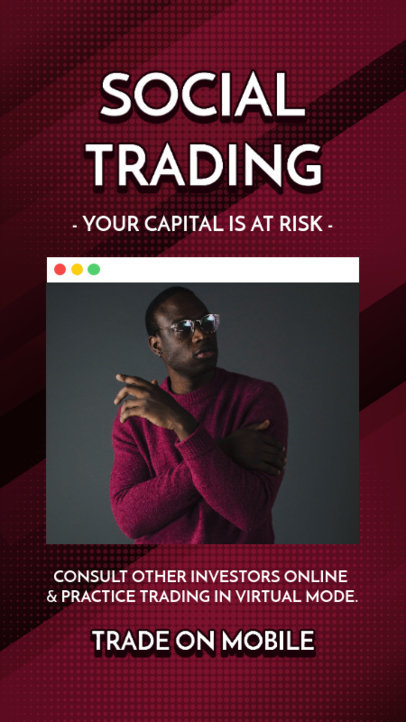 Instagram Story Maker for Online Trading Consulting