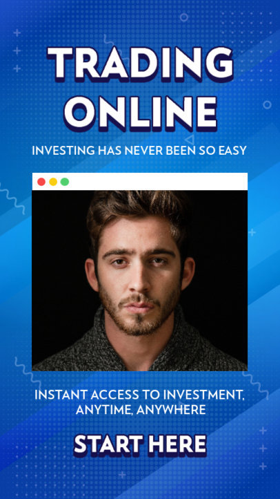 Instagram Story Generator for an Investors Course