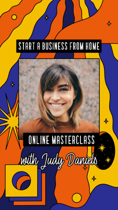 Trendy Instagram Story Design Maker for an Online Masterclass