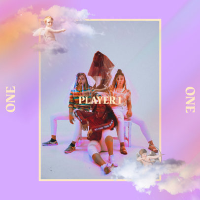 Album Cover Maker for an All-Female Band 