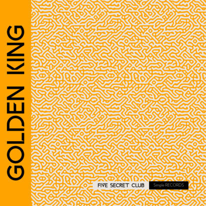 Album Cover Creator for a Pop Music Compilation Featuring an Abstract Pattern