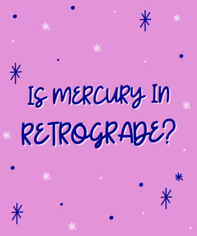 Quote T-Shirt Design Creator with Star Doodles