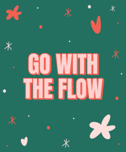 Quote T-Shirt Design Maker Featuring a Quote Surrounded by Doodles