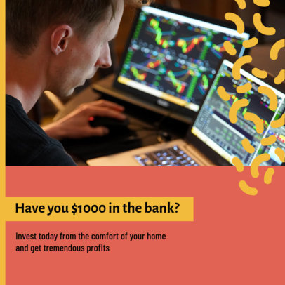 Instagram Post Template for Financial Consulting Firms