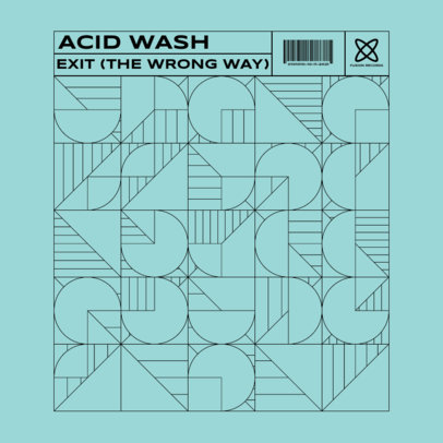 Album Cover Design Template for an Alt-Rock Project