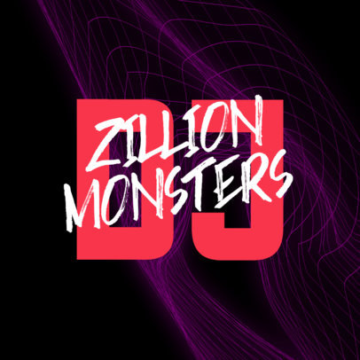 DJ Logo Maker Featuring Trendy Typography