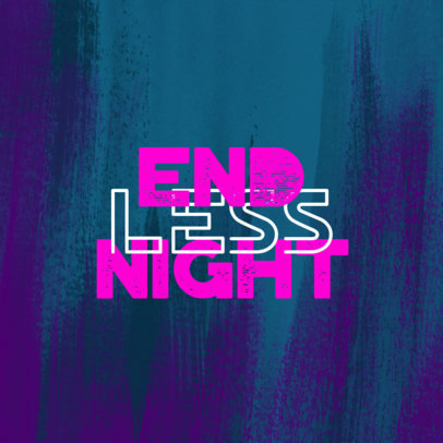 Logo Generator Featuring Expressive Typography and a Painted Background Texture 