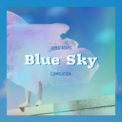 Cover Art Generator for an Indie Rock Music Album Featuring Subtle Lens Flares 3164d