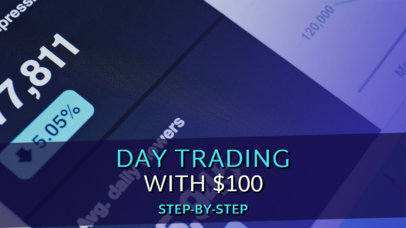 YouTube Thumbnail Maker for a Day Trading Expert
