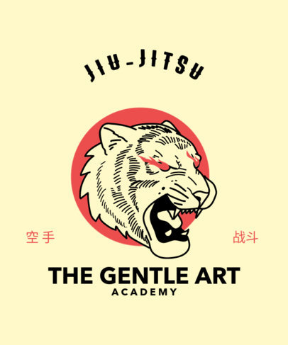 T-Shirt Design Maker for Martial Arts Academies