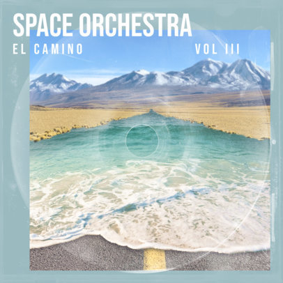 Indie Music Album Art Maker Featuring Surrealistic Landscapes 3205