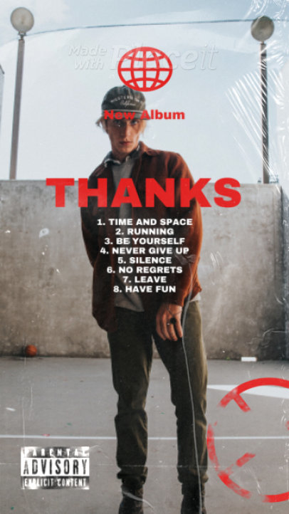 Instagram Story Video Template for an Indie Music Artist's New Album Release 