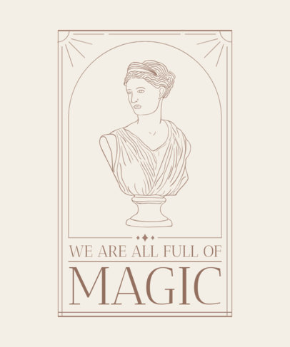 Illustrated T-Shirt Design Maker Featuring Esoteric Graphics 