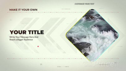 Slideshow Video Maker for a Conference Featuring a Minimal Style