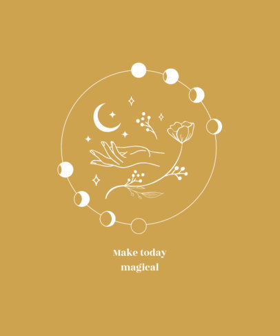 T-Shirt Design Generator Featuring Magical Illustrations