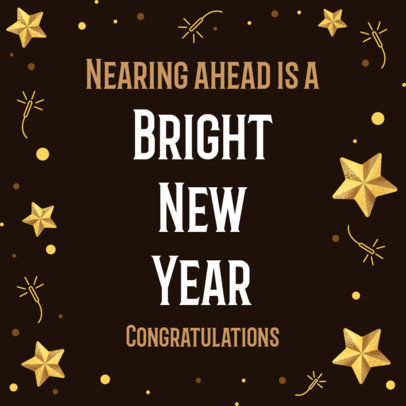 Instagram Post Template to Congratulate Each Other for Another Year 3199g