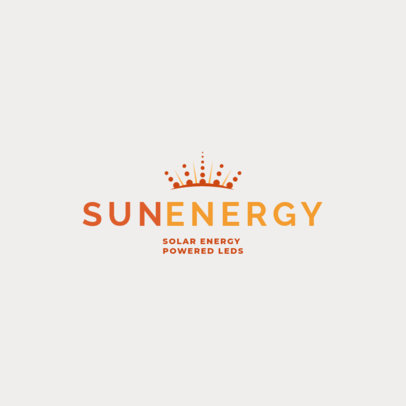 Logo Maker for a Solar Energy-Focused Company