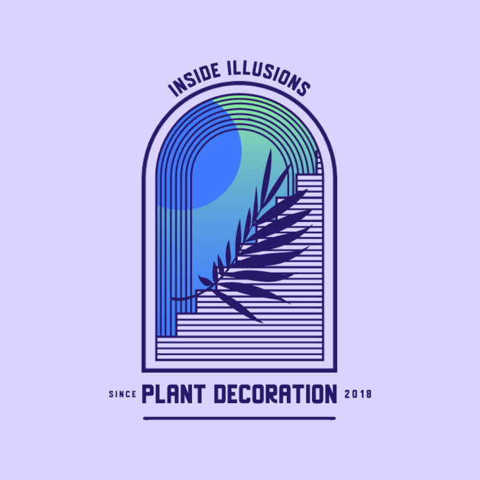 Elegant Logo Maker for a Plant Decorations Company