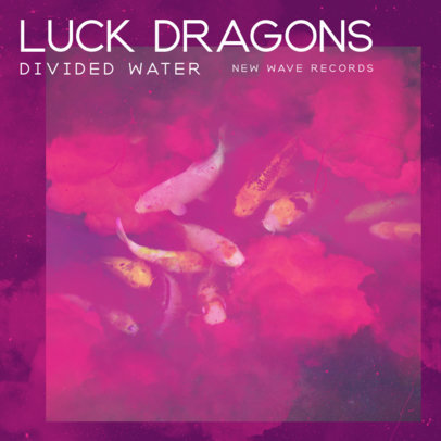 Album Cover Generator for a New Age Music Artist Featuring a Cloudy Filter