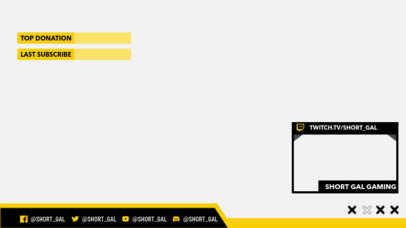 Twitch Overlay Creator for Sports Streamers Featuring Colorful Frames 3193b