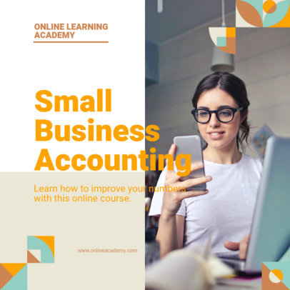 Instagram Post Generator for a Small Business Accounting Course