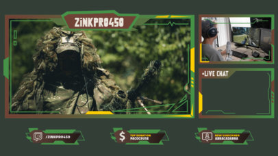 War-Themed Twitch Overlay Generator for Gamers 3214d-el1