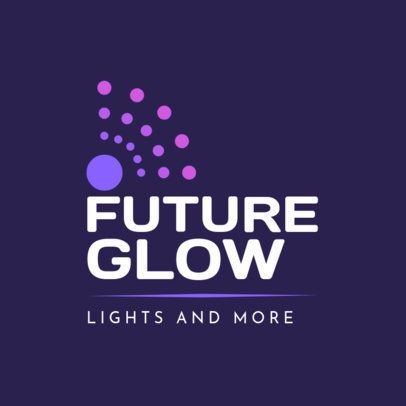 Minimalist Logo Template for a Lighting Store