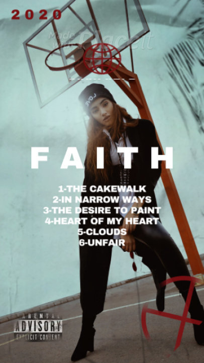 Instagram Story Video Maker for an Edgy Female Rapper's Playlist 2475-el1