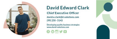 Email Signature Maker Featuring Round-Shaped Portraits 