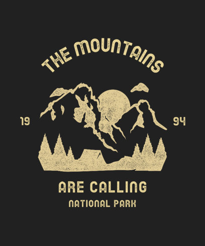 T-Shirt Design Maker Featuring Outdoor Graphics 