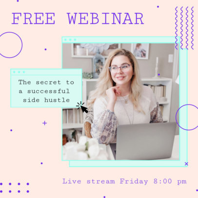 Modern Instagram Post Maker for Side Hustles 3235 