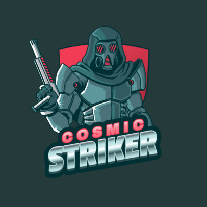 Illustrated Logo Creator Featuring a Destiny-Inspired Character