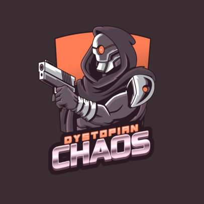 Destiny-Inspired Logo Creator with a Gunslinger Character 3884h