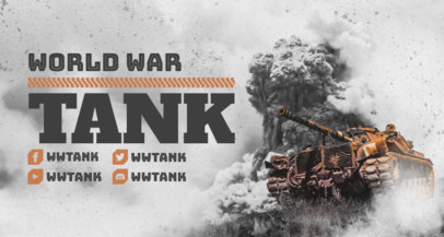 Twitch Banner Design Template Inspired by World of Tanks 3226